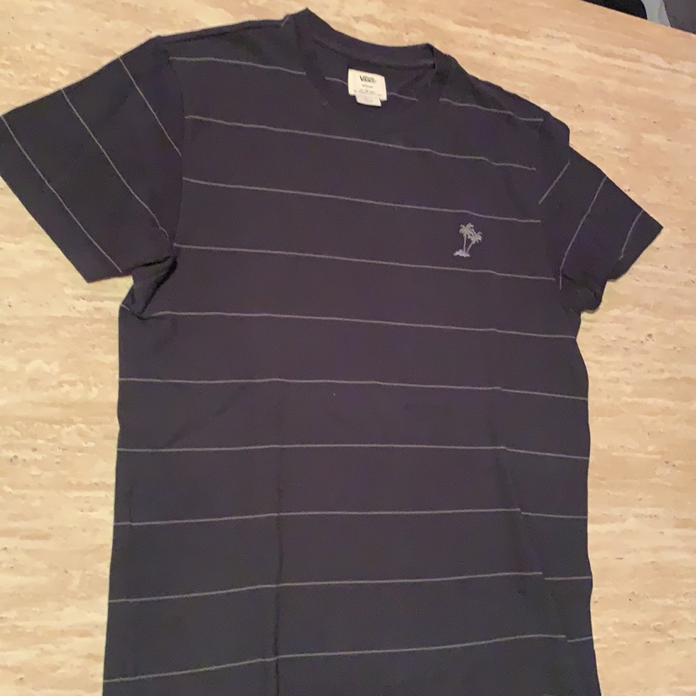 Vans S/S Crew Knit Palm Tree Tee - Sz. Medium NWOT